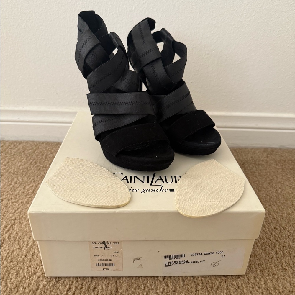 YSL Divine 105 Sandal Heels size 7